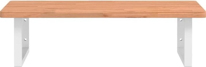 Image du produit vidaXL Étagère de lavabo murale et hêtre