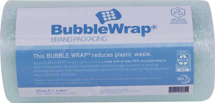Actual product image Aircap ® Bubble wrap EL RT 100 cm x 100 m (W x L) polyethylene 50 % recycled light grey (1 pcs.)