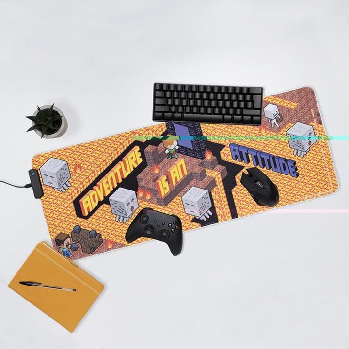Actual product image Paladone Products Minecraft - Tapis de souris RGB
