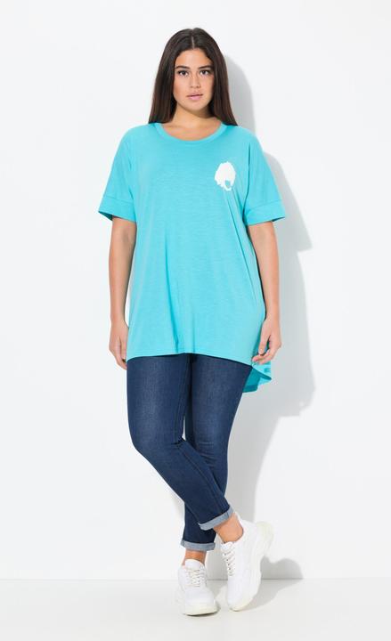 Produktbild Ulla Popken T-Shirt, Rückendruck, Oversized, Rundhals, Halbarm (50, 52)
