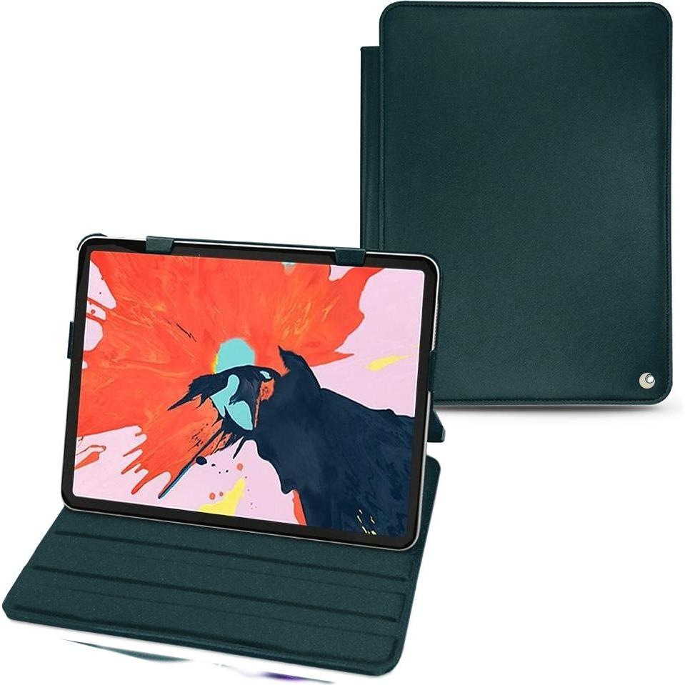 Noreve Lederschutzhülle horizontal (iPad Pro 11 2018 (1. Gen)), Tablet Hülle, Blau