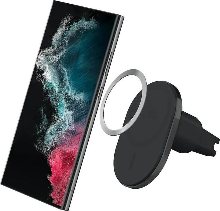 Actual product image Puro ventilation slot holder inductive MagSafe black