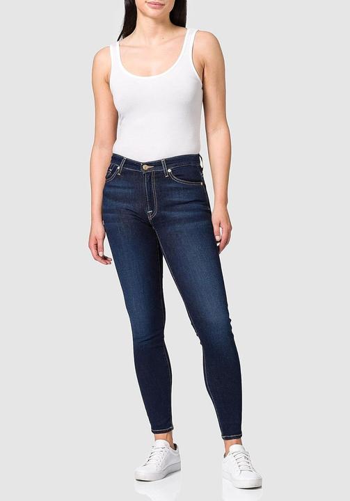 Image du produit 7 For All Mankind Dames Hw Skinny Crop Rinsed Blue (W25/L30)