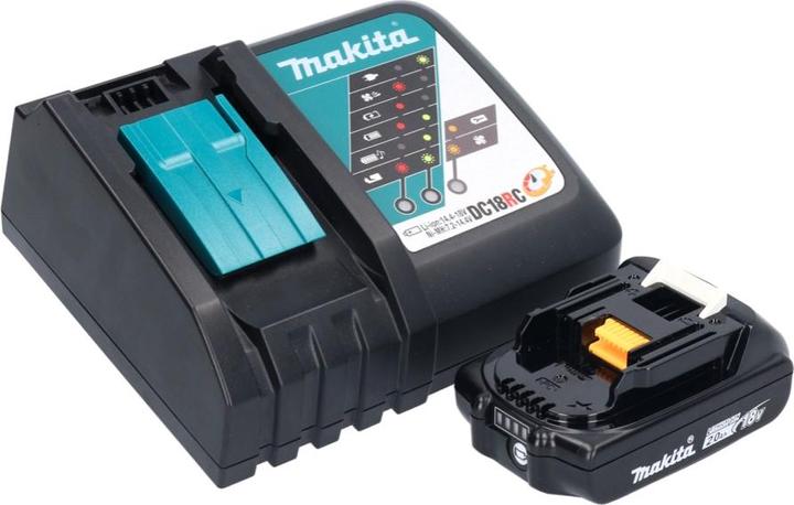 Actual product image Makita DMR 056 RA1 Battery radio 18 V FM DAB+ with lantern 360° torch IP65 + 1x battery 2.0 Ah + (DAB+, DAB, AM, FM, Bluetooth)