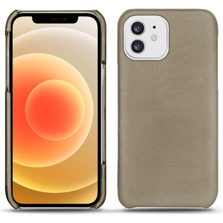 Noreve Lederschutzhülle (Apple iPhone 12 mini), Smartphone Hülle, Beige