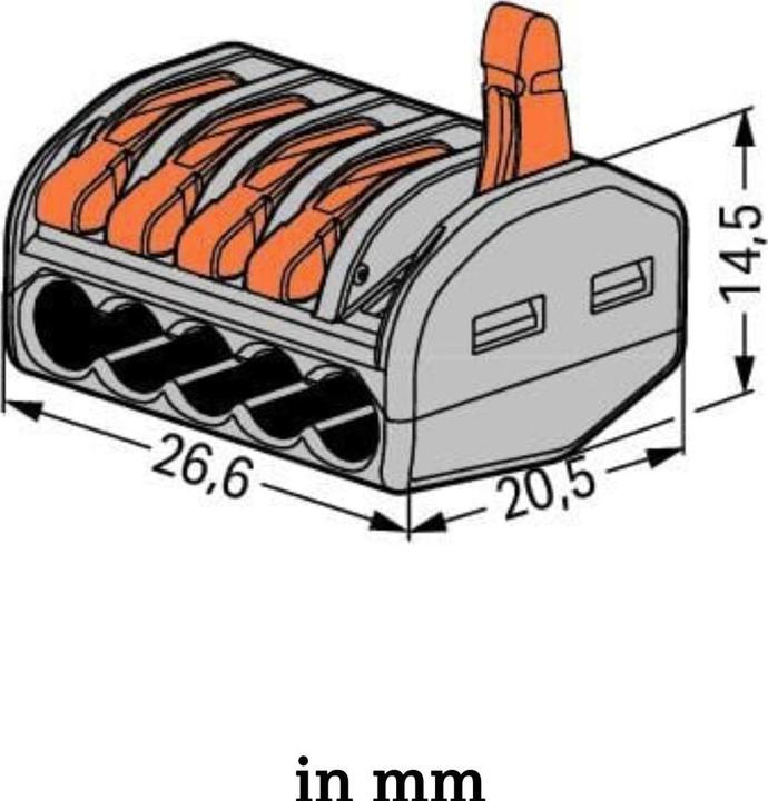 Actual product image Wago Connecting clamp