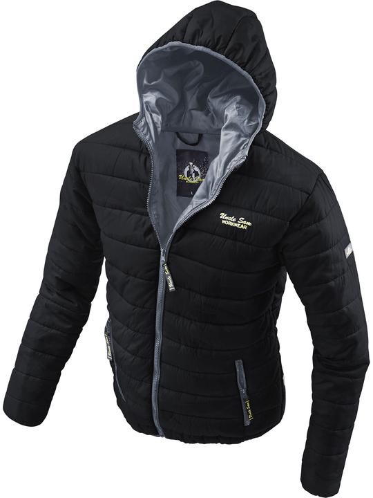 Uncle Sam Bekleidung Steppjacke anthrazit/schwarz (4XL)