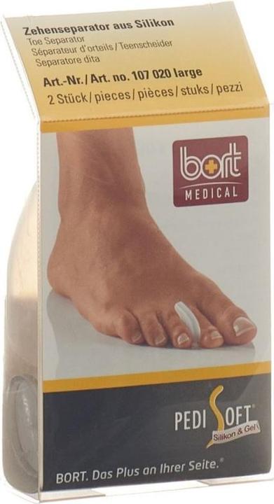 Immagine prodotto Bort Medical Pedi Soft separatore di dita piccolo (Deodorante per piedi e polvere)