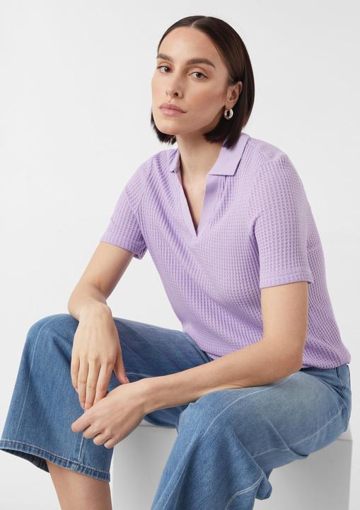Actual product image Comma Sweatshirt Kurzarm-Sweatshirt mit Polokragen (38)