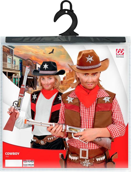 Actual product image Widmann Cowboy gilet costume (158)