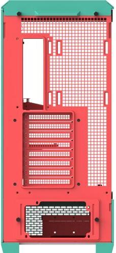 Actual product image Thermaltake "View 600 TG Mint Strawberry" (ATX, mATX, Mini-ITX)