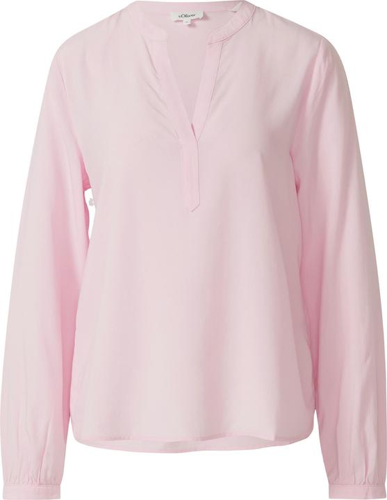Immagine prodotto s.Oliver Bluse Fliessende Viskosebluse mit Rundhals mit V-Ausschnitt (32)