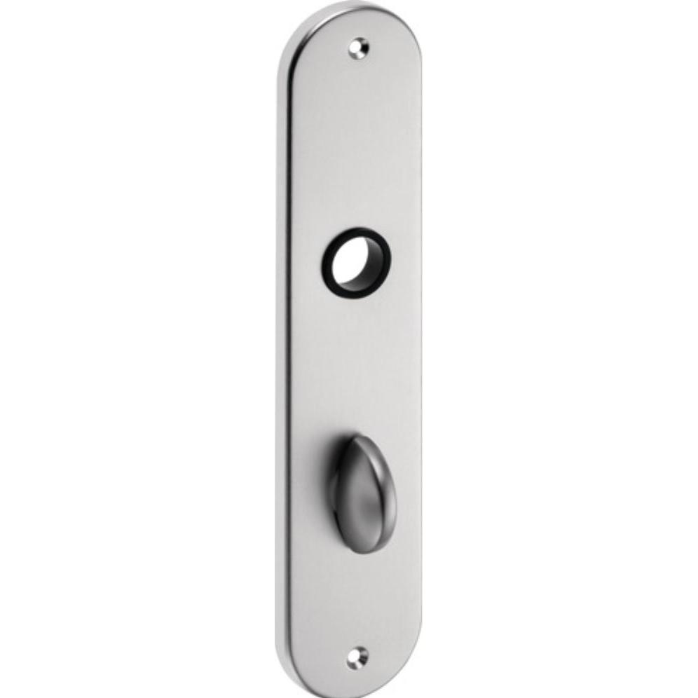 EDI, Türgriff + Fenstergriff, Renovierschild 206 WC Edelstahl F00 WC Entfernung 78 mm (Türschild)