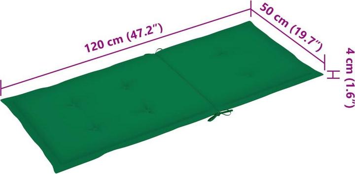 Actual product image vidaXL Schaukelstuhl