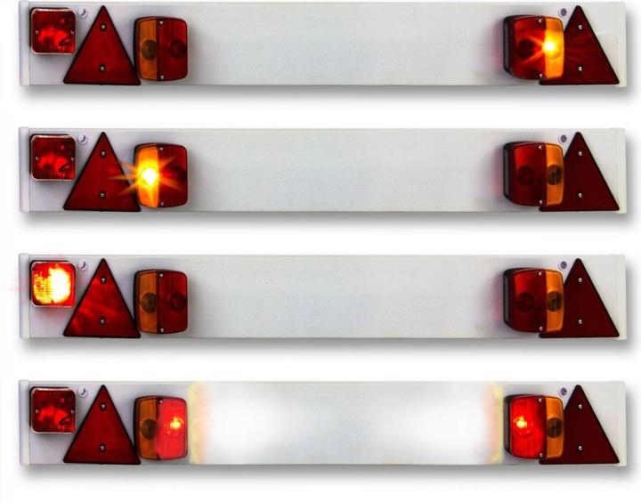 Image du produit Dema Stangenleuchte m. Nebelschlussleuchte Beleuchtung PKW Anhänger 122 cm