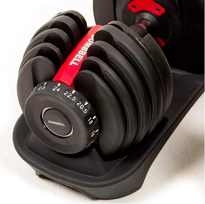Actual product image Amaya Adjustable dumbbells (2 x 2 kg - 24 kg)