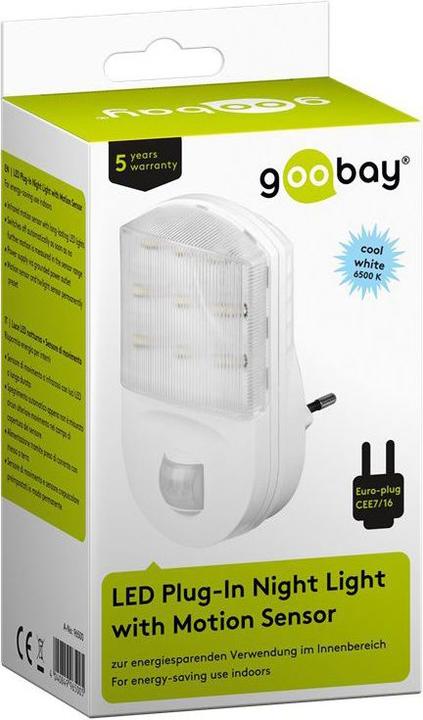 Productafbeelding Goobay 96500 Bewegingsmelder Infraroodsensor Bedraad