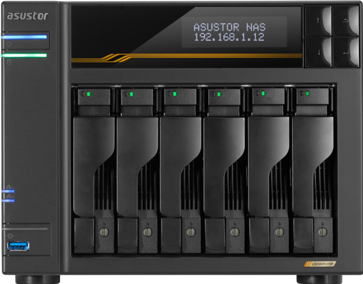 Produktbild Asustor LOCKERSTOR 6 Gen3 AS6806T