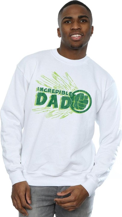 Actual product image Mens Hulk Incredible Dad Sweatshirt (3XL)