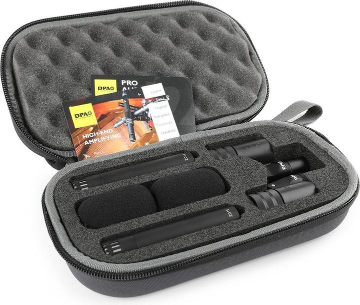 Productafbeelding DPA 2015 Stereo paar met clips en windscherm in Peli Case