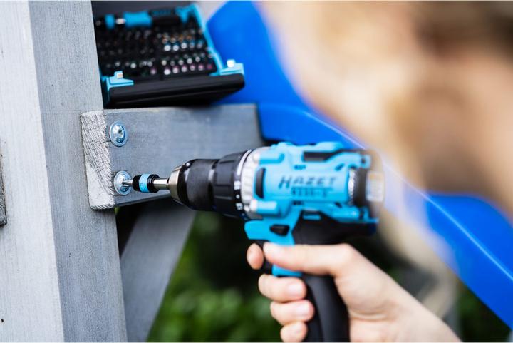 Actual product image HAZET SmartCase screwdriver bit set 2200SC-1 ∙ Hexagon, solid 6.3 (1/4 inches) ∙ Slot profile, Cros… (Cross Phillips PH M2, Cross Pozidriv PZ M3, Cross Phillips PH M3, Cross Pozidriv PZ M2)