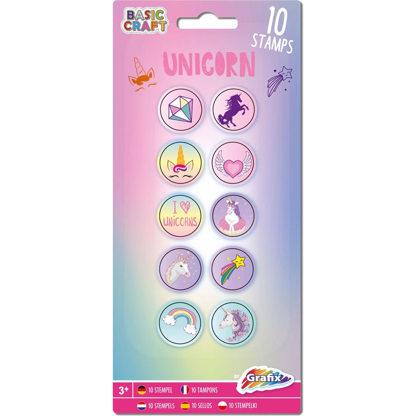Grafix, Stempel, Stempelset Einhorn