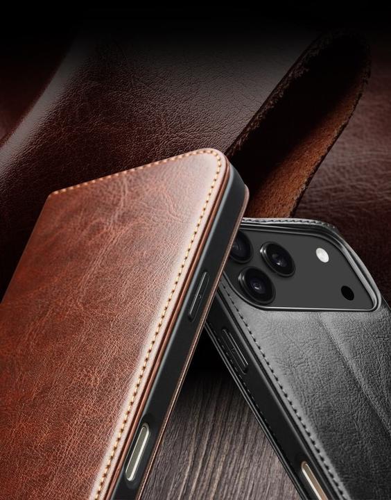 Produktbild QiAlino Hülle Flip Classic Wallet (Apple iPhone 17)