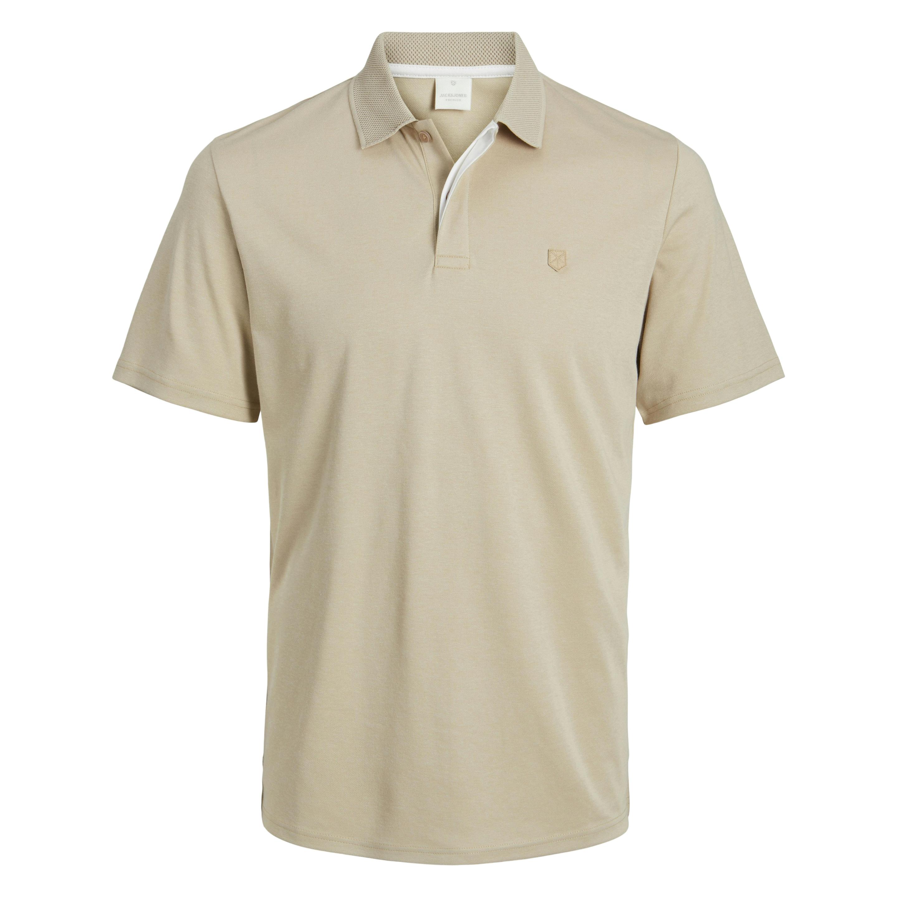 Jack & Jones, Herren, Shirts, Einfarbig Polo T-shirt T-shirt, (L)