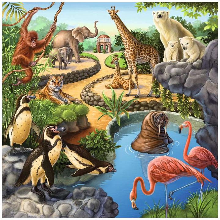 Produktbild Ravensburger Wald-/Zoo-/Haustiere (49 Teile)