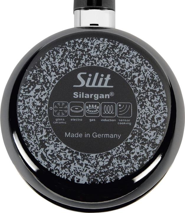 Produktbild Silit Stielkasserolle Topf 16cm Stieltopf 1,3l Modesto Line Silargan (1.60 cm, Kochtopf, Edelstahl)