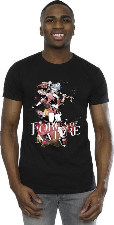 Actual product image Mens Harley Quinn Forces Of Nature T-Shirt (4XL)
