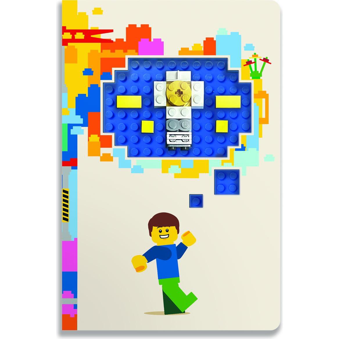 Dungeons & Dragons, Quaderni + Bloc notes, LEGO Minifigures EZ2R Notizbuch Gedanken (Punteggiato, Copertina rigida)