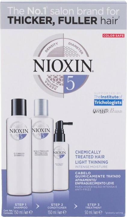 Immagine prodotto Nioxin Starter Set 5, 2x/1x50ml (Shampoo liquido, 350 ml)