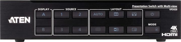 Produktbild Aten 4 x 2 True 4K HDMI Presentation Matrix Switch