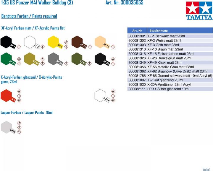 Produktbild Tamiya U.S M41 Walker Bulldog