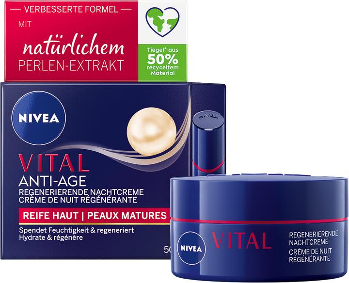 Produktbild NIVEA Vital Anti-Age Regenerierende Nachtcreme (50 ml, Nachtcreme)