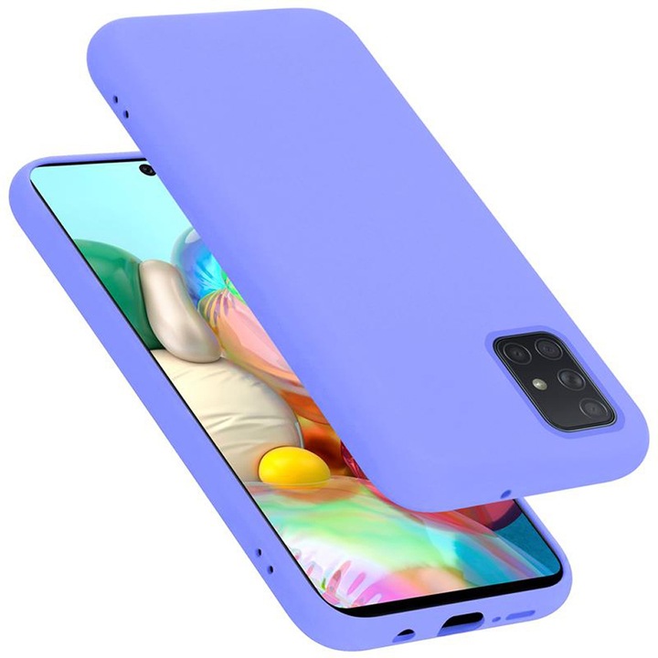 Actual product image Cadorabo TPU Liquid Silicone Case Cover (Samsung Galaxy M40s)
