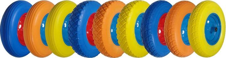 Productafbeelding MAR PU Wiel 400-8 Kruiwagenwiel massief rubber met as 4.80/4.00-8 Polyurethaan rubber M251