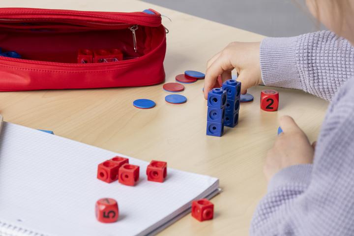 Actual product image Betzold Arithmetic pencil case with treeNside arithmetic frame