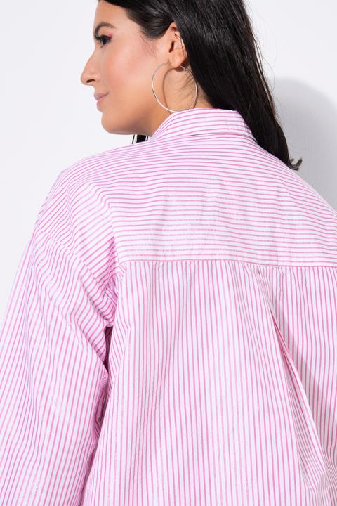 Immagine prodotto Studio Untold Camicia dal taglio oversize con righe glitterate (60)