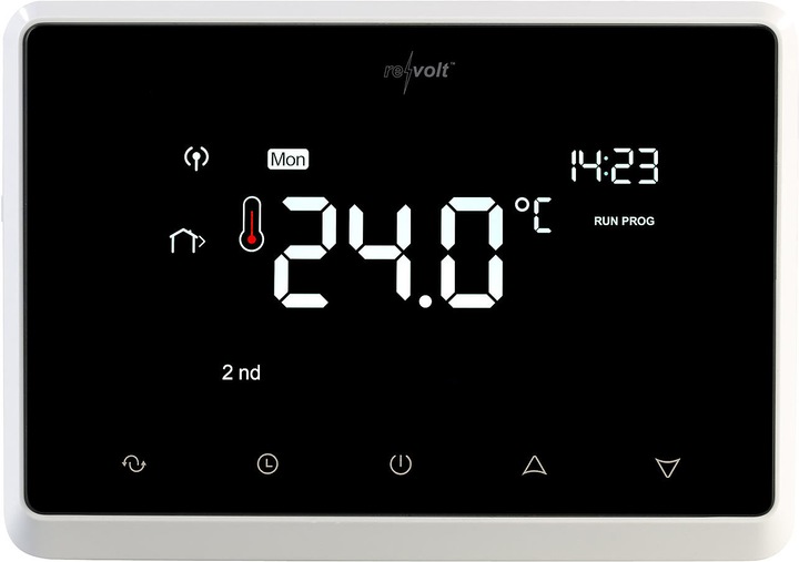 Actual product image Revolt Radio thermostat with WLAN and app