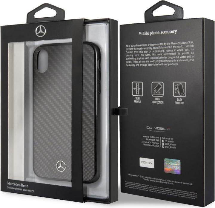 Image du produit Mercedes-Benz iPhone XR Hard Case Real Carbon Fiber (Apple iPhone XR)