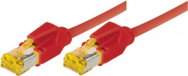 Image du produit Tecline Câble patch S/FTP, PiMF, Cat 6a, rouge, 7,5 m Pour 10 Gigabit/s, sans halogène, avec câble Leoni et (S/FTP, S/STP, CAT6a, 7.50 m)