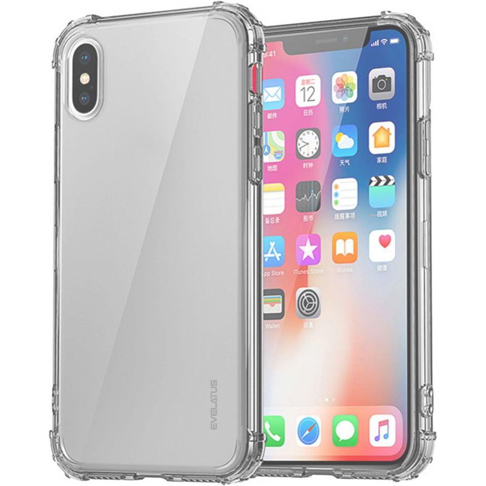 Evelatus Xiaomi Redmi Note 8 / Redmi Note 8 2021 Custodia militare antiurto in TPU (Xiaomi Redmi Nota 8), Cover smartphone, Nero