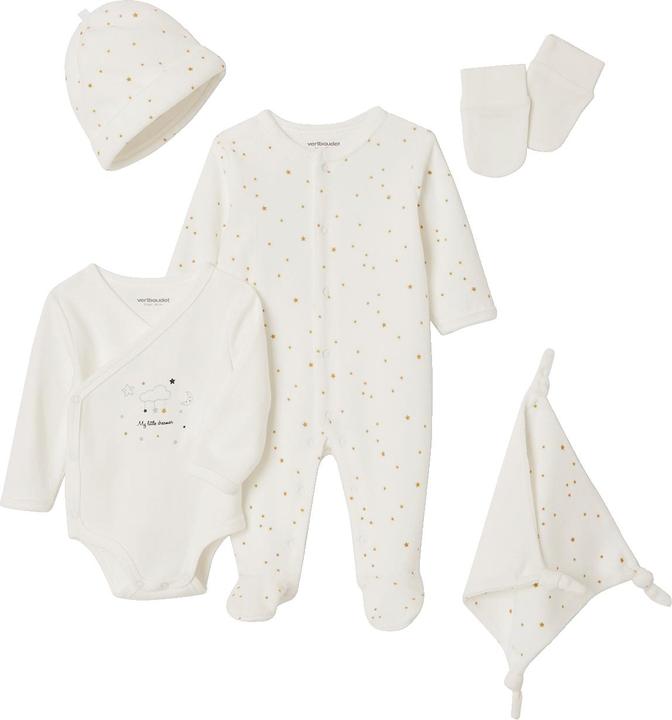 Actual product image Vertbaudet Baby set for birth, 6 pieces in a suitcase
