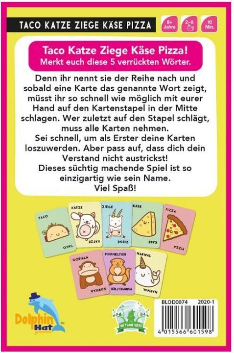 Produktbild Blue Orange Taco Katze Ziege Käse Pizza (Deutsch, 2 - 8 Spieler)
