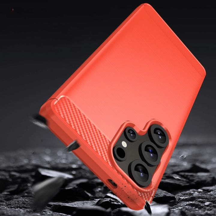 Immagine prodotto Cover-Discount Galaxy S25 Ultra - Metall Carbon Look Hülle (Samsung Galaxy S25 Ultra)