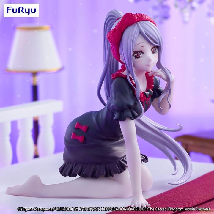 Actual product image Furyu Overlord Noodle Stopper PVC Statue Shalltear Loungewear Ver. 9 cm