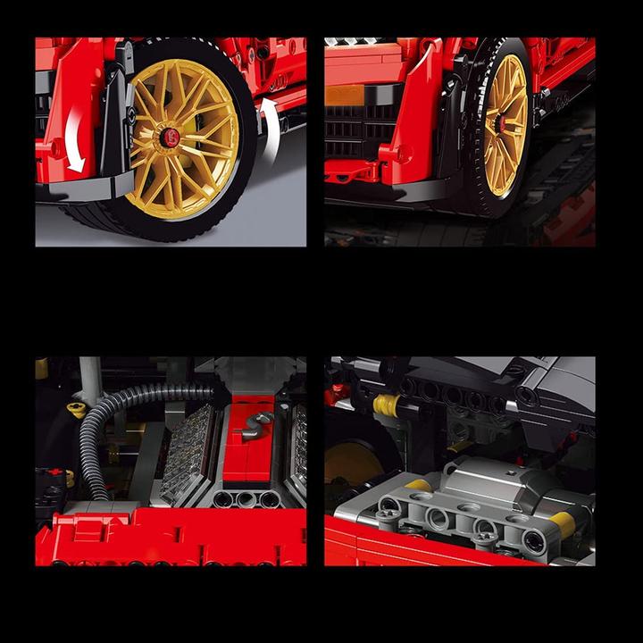 Produktbild Merk Technik Rennwagen für Ford Mustang Shelby GT500, 3386 Teile, ohne Motoren Set