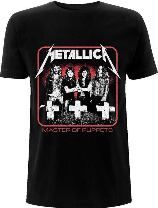 Immagine prodotto Metallica Maglietta unisex adulto in cotone con foto d'epoca di Master Of Puppets (M)